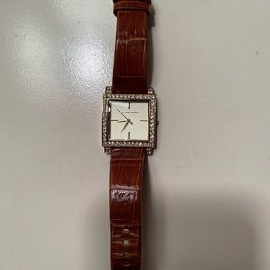 Michael kors leather watch